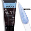 Inocos Polyacrigel Bisnaga Holográfico Azul Arco Iris 60gr