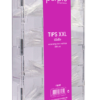 Purple XXL Extra Long Stiletto Clear Nail Tips 360uni