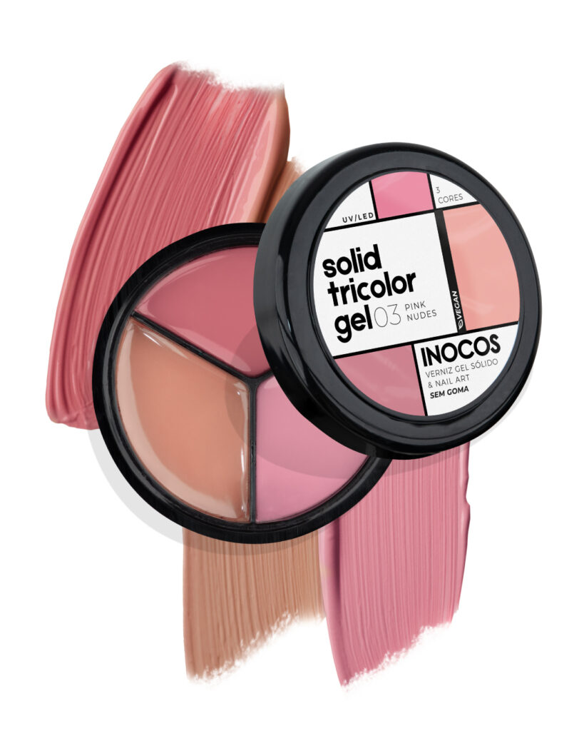 Inocos Gel Solid Tricolor Pink Nudes 3 - 15gr