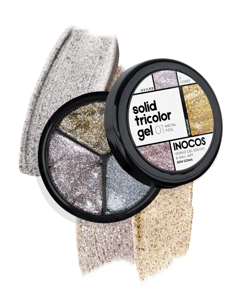 Inocos Gel Solid Tricolor Metal Foil 1 - 15gr